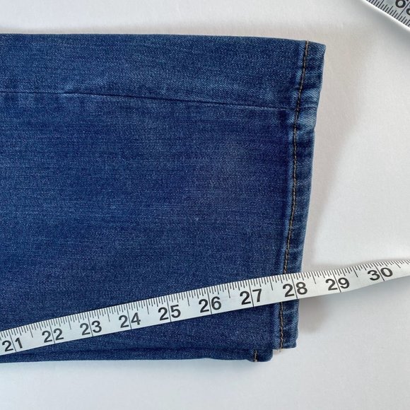 William Rast, blue mid rise Slim Straight jeans, size 12/31 - Picture 8 of 9